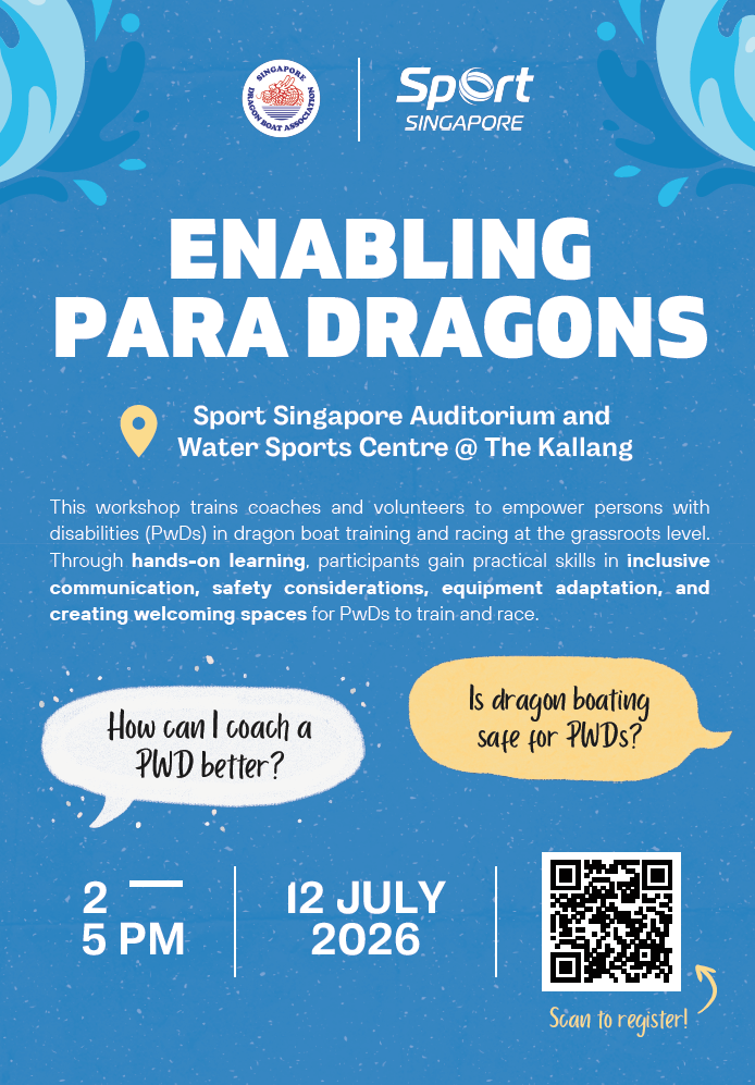 A poster describing the Enabling Para Dragons event